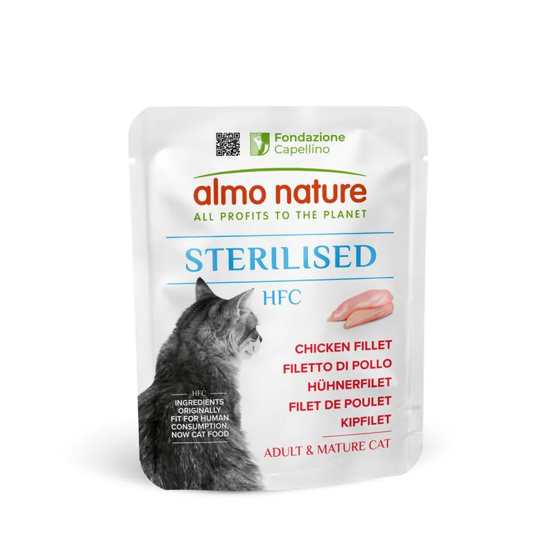 Billig almo nature Cat Sterilised Pouchbeutel Hühnerfilet 50 g